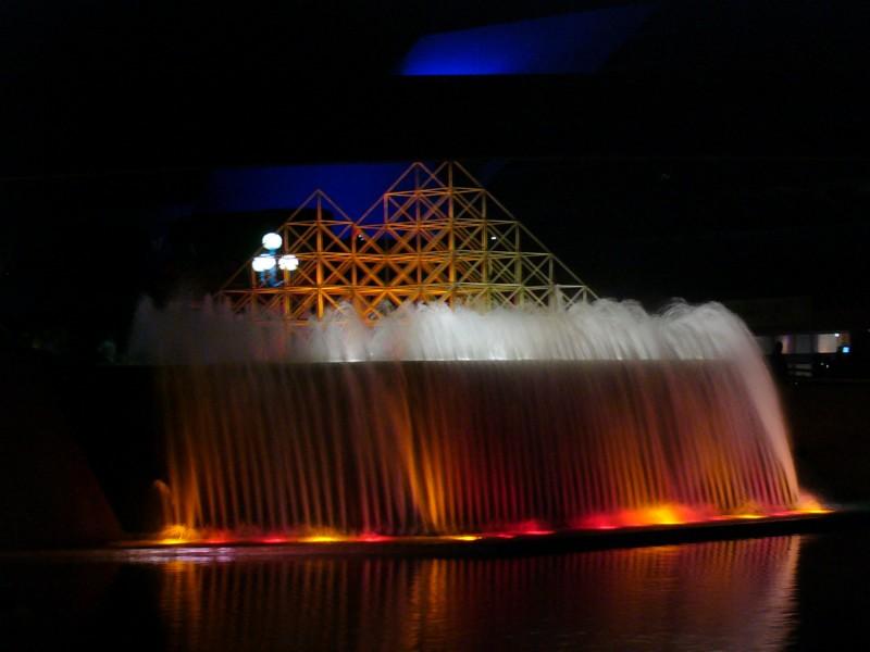 Upside Down Fountain Night.JPG